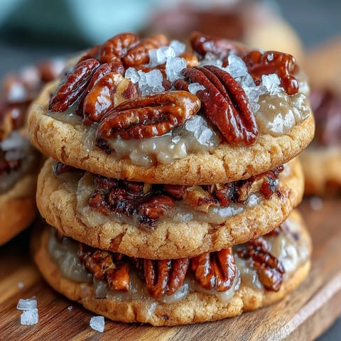 2. Rich, nutty butter pecan cookies with deep brown butter flavor, crunchy toasted pecans, and a delicate sprinkle of sea salt for balance.  