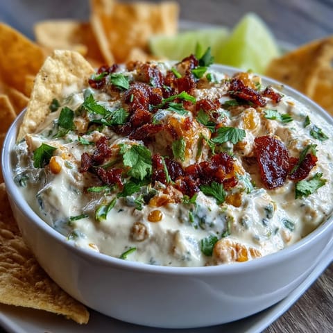 Elote Dip with Chips