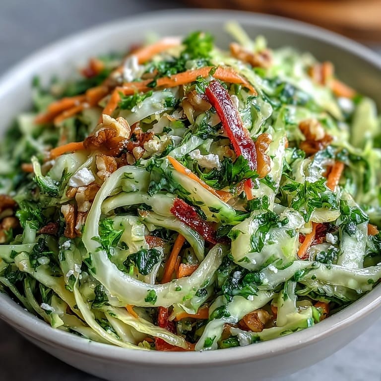 Hearty Cooked and Loved Cabbage Salad, perfect served warm with fresh herbs.