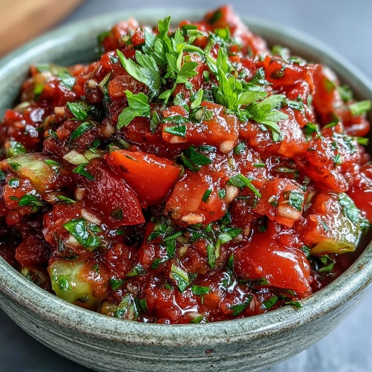 Fresh pickle de gallo salsa, a quick and easy appetizer bursting with flavor.